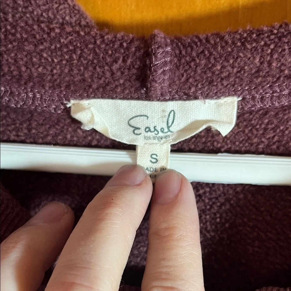 Easel Maroon Hoodie - Picture 2 of 5